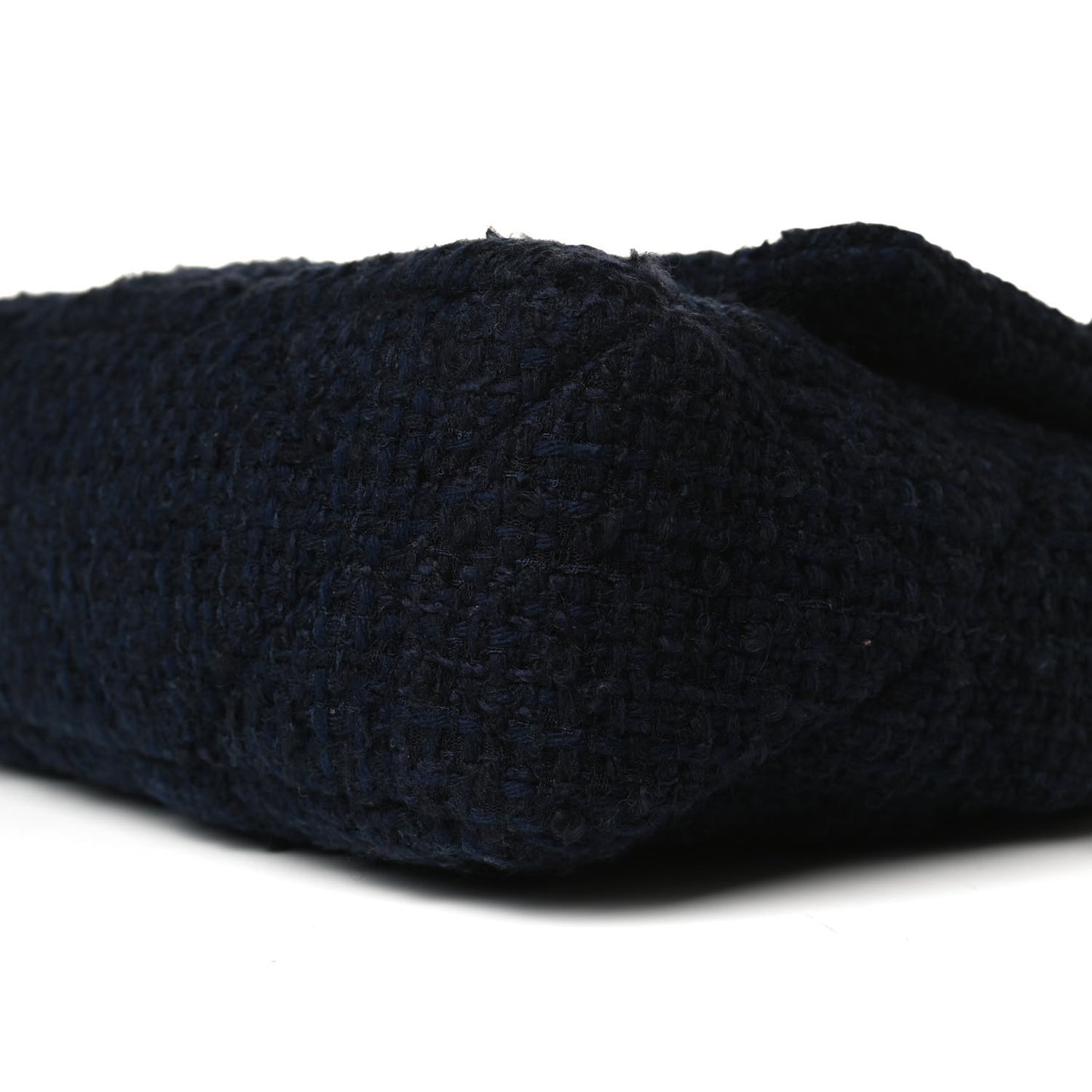 Tweed Quilted Large Chanel 19 Flap Navy Blue