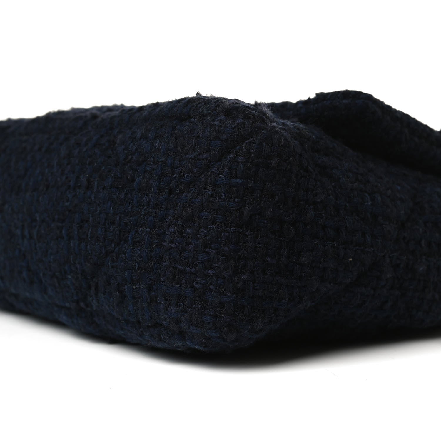 Chanel Tweed Quilted Large Chanel 19 Flap Navy Blue 8 of 16