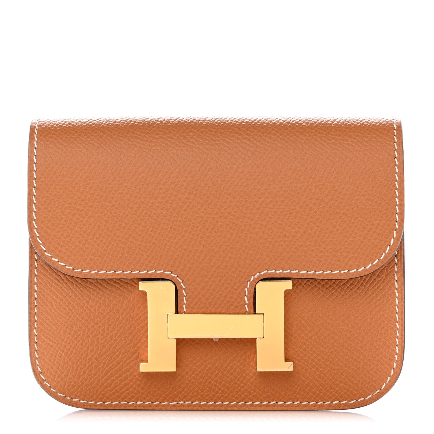 Hermes Epsom Constance Slim Wallet Gold 1 of 9