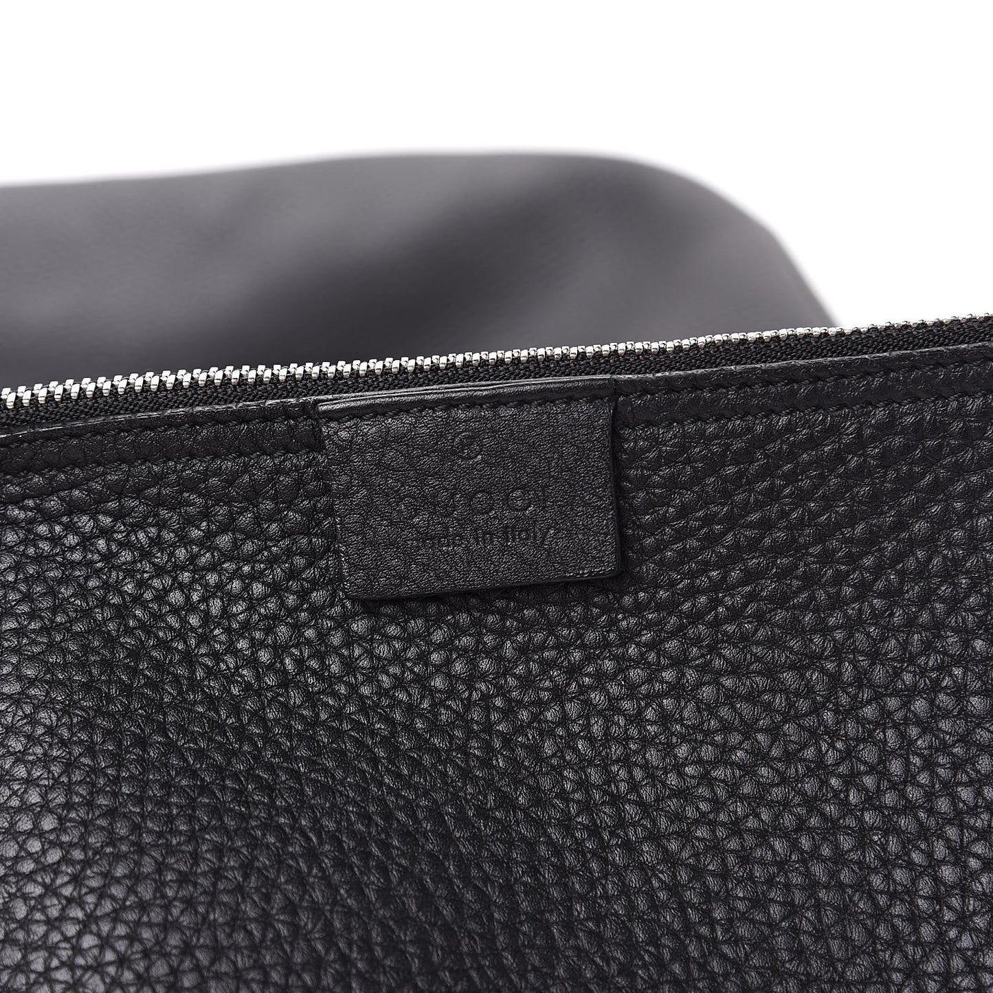 Soft Grained Calfskin Large Jackie Hobo Black