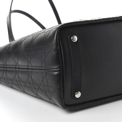 Christian Dior Coated Canvas Cannage Black 6 of 11