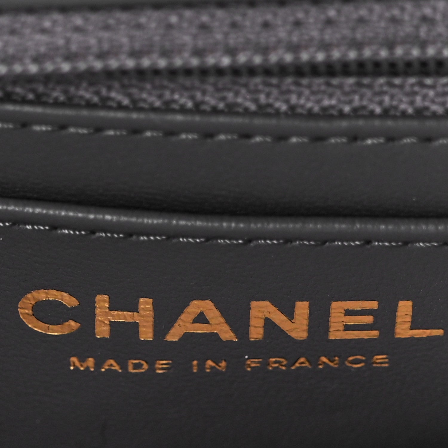 Chanel Lambskin Quilted Mini Rectangular Flap Dark Grey 6 of 9