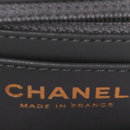 Chanel Lambskin Quilted Mini Rectangular Flap Dark Grey 6 of 9
