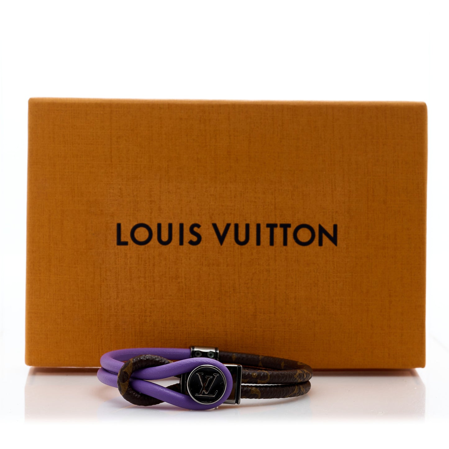 Monogram Eclipse Taiga Loop It Bracelet Purple