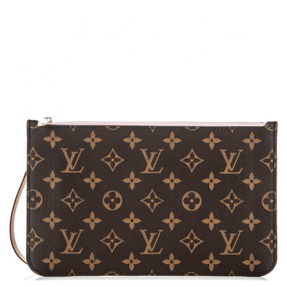 Louis Vuitton Monogram Neverfull MM GM Pochette Rose Ballerine 1 of 7