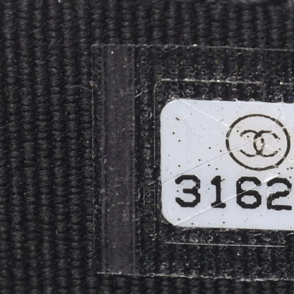 Chanel Calfskin Quilted Maxi Pearls Card Holder Flap With Chain Black 7 of 9