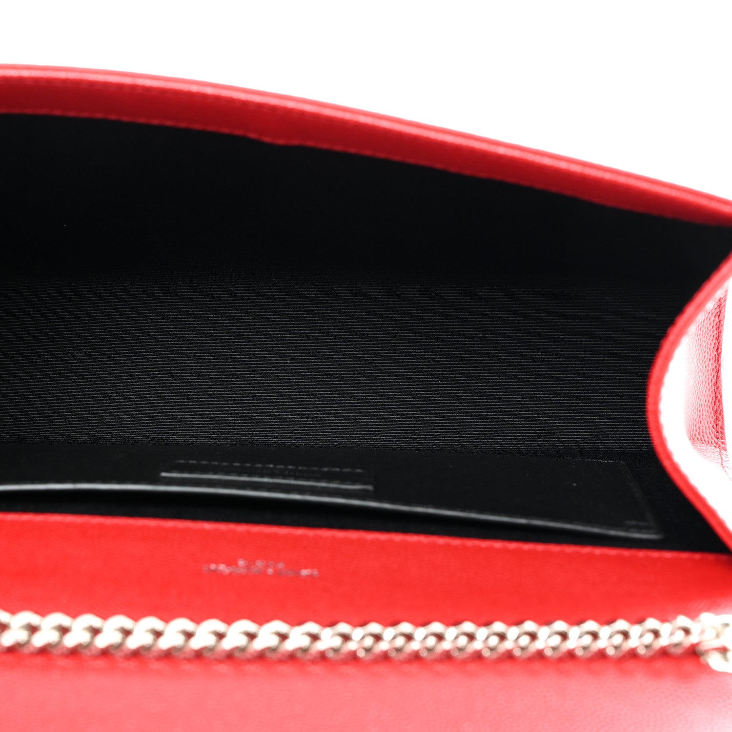Saint Laurent Grain De Poudre Medium Classic Monogram Kate Tassel Satchel Rouge Eros 5 of 11