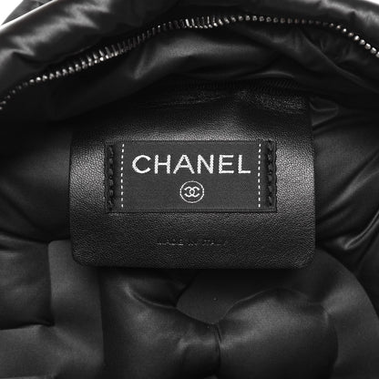 Chanel Nylon Embossed Doudoune Backpack Black 6 of 8
