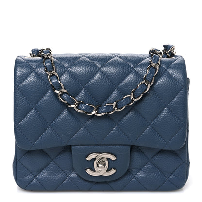 Chanel Caviar Quilted Mini Square Flap Navy 1 of 9