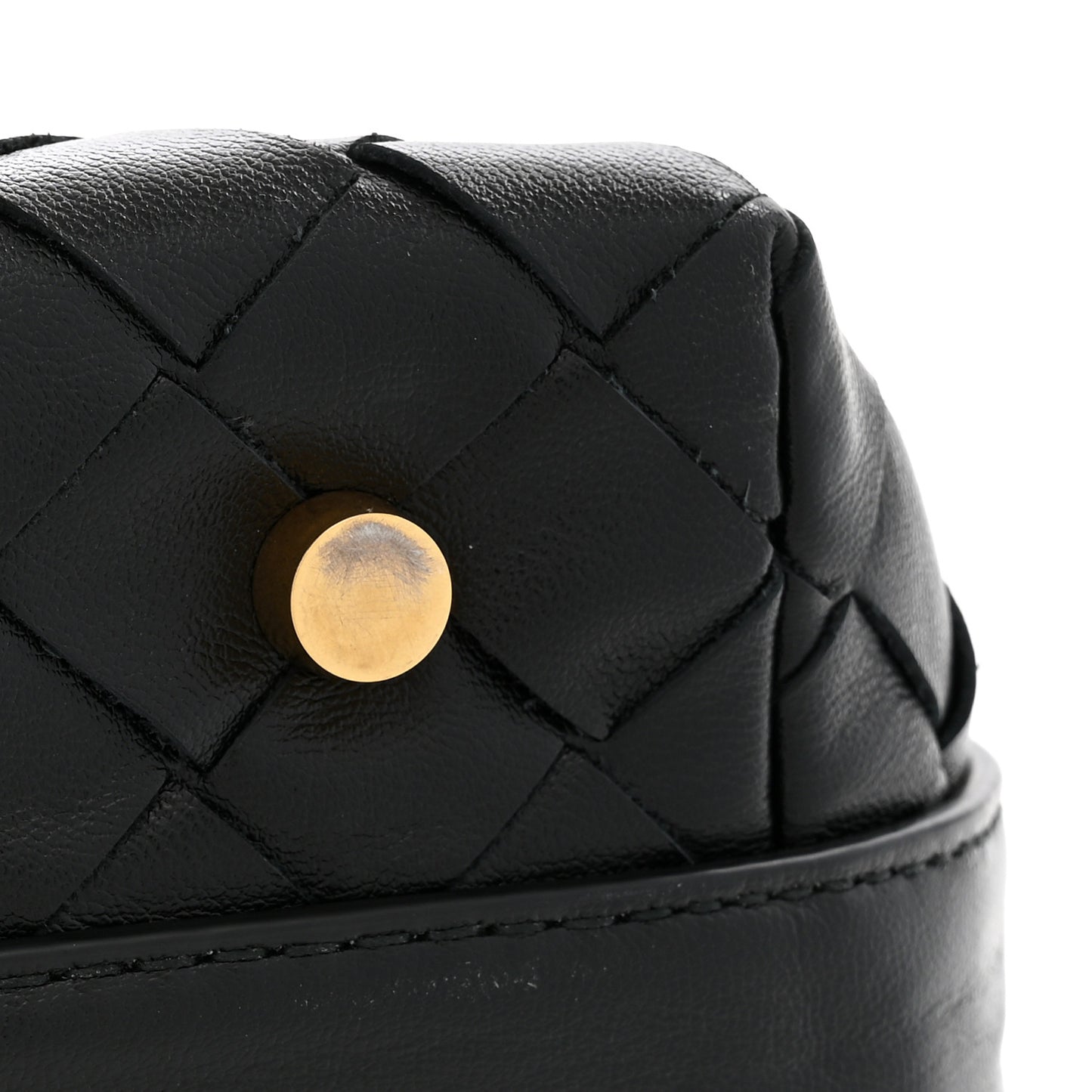 Calfskin Nappa Intrecciato Mini Wallace Black