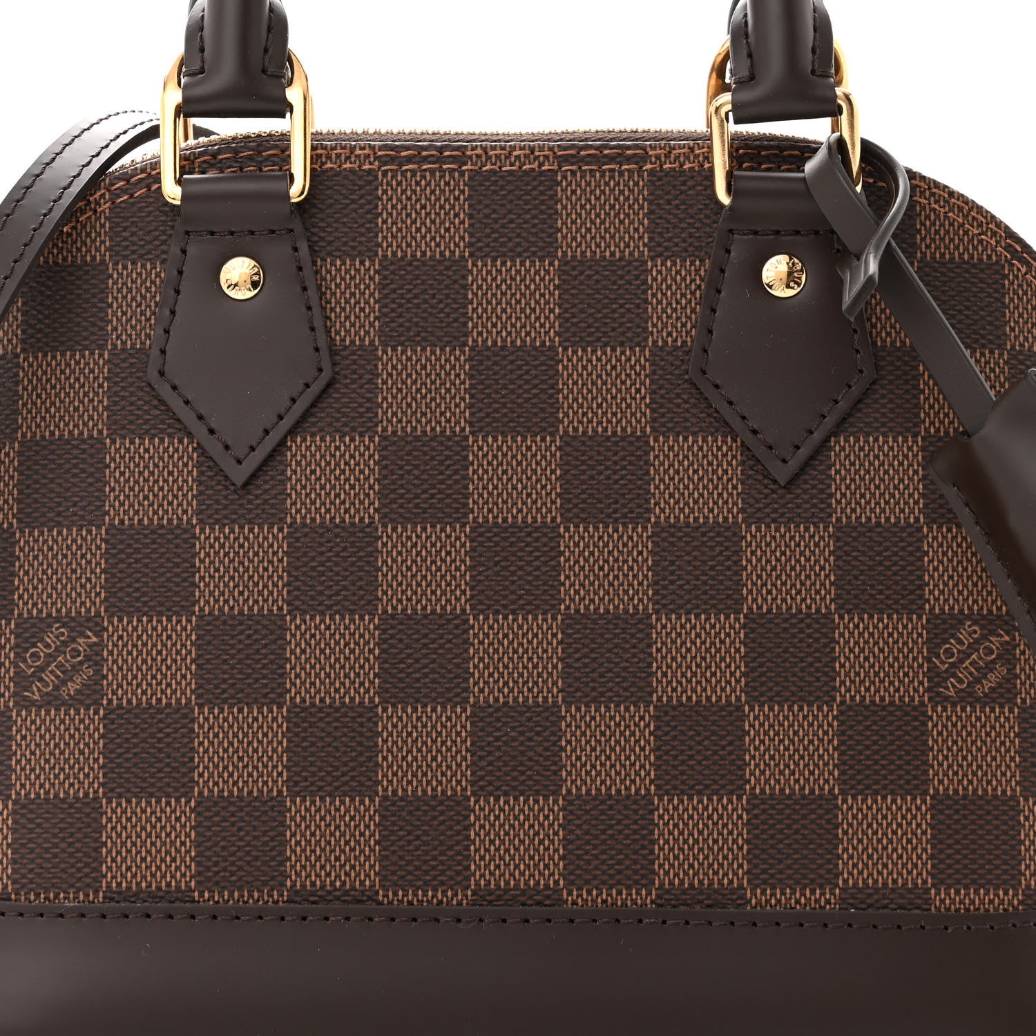 Louis Vuitton Damier Ebene Alma BB 7 of 9