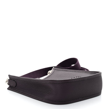 Hermes Taurillon Clemence Evelyne TPM Raisin 4 of 10