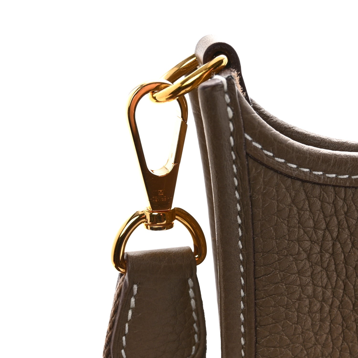 Hermes Taurillon Clemence Evelyne TPM Etoupe 11 of 12