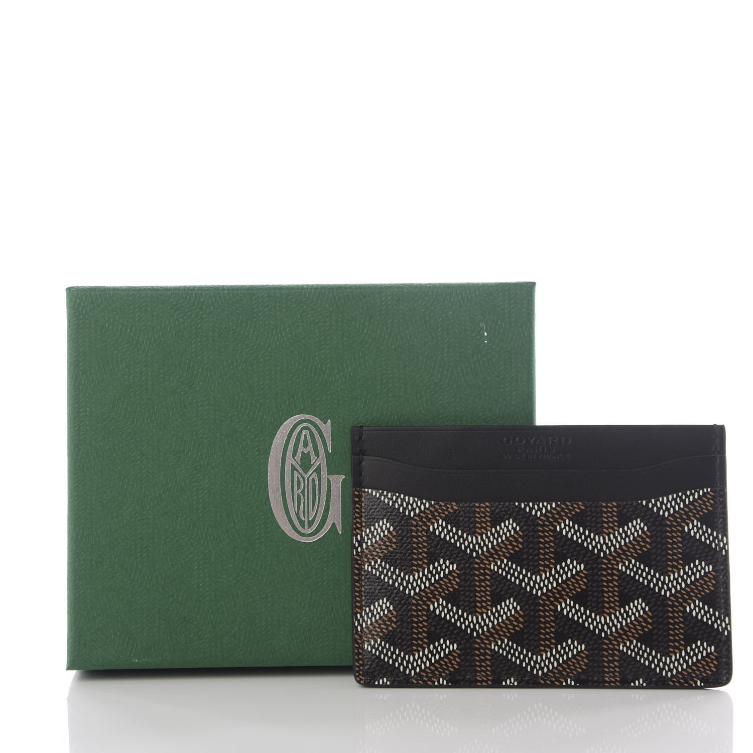 Goyard Goyardine Saint Sulpice Card Holder Black 7 of 7
