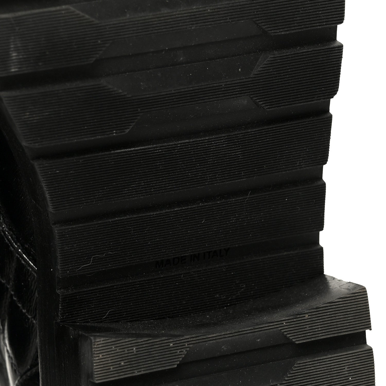 Chanel Shiny Calfskin Quilted Lace Up Combat Boots 37 Black 8 of 11