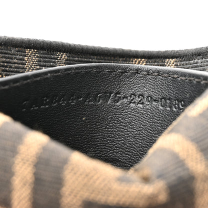 Fendi Fabric Jacquard FF 1974 Nano Baguette Charm Tobacco Moro Black 7 of 11