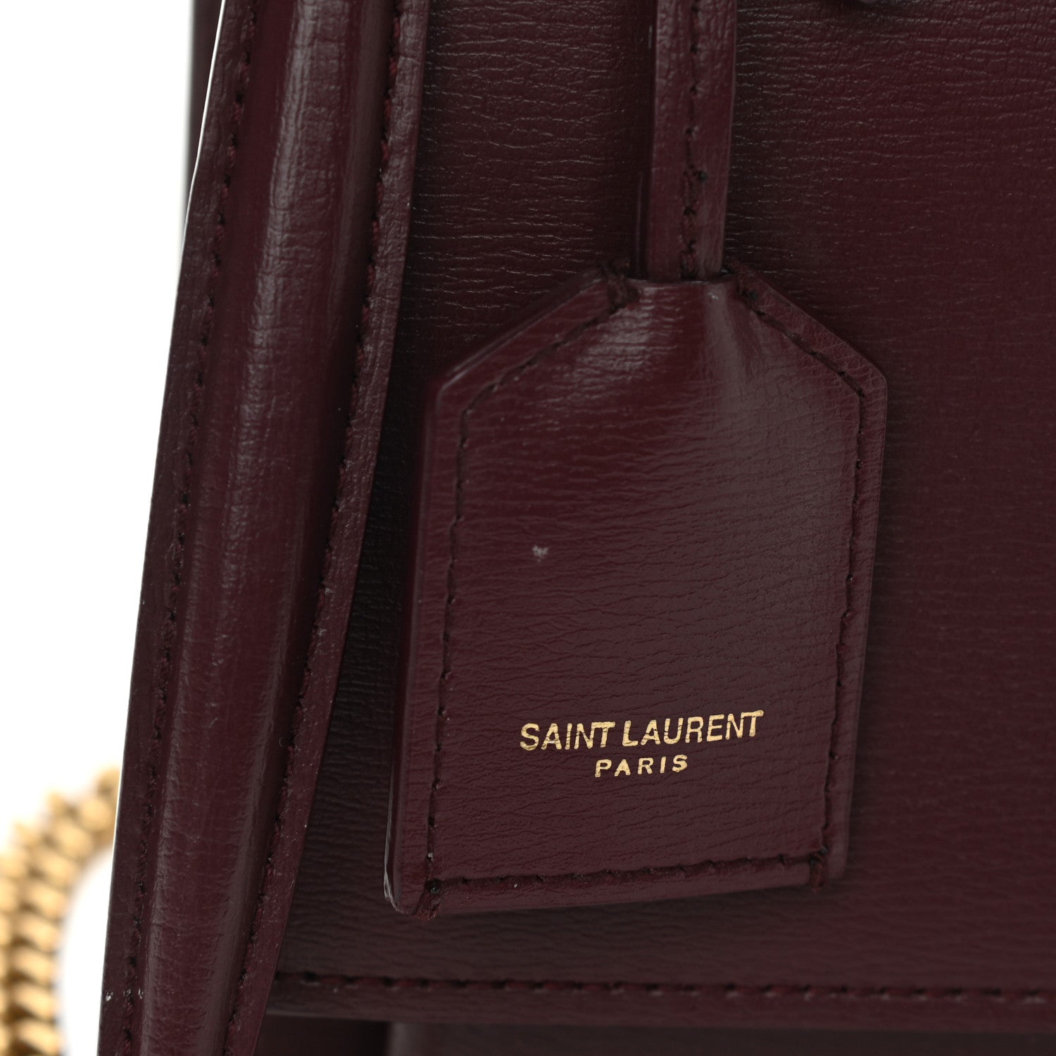 Saint Laurent Calfskin Medium Monogram Sunset Pallisandre 14 of 15
