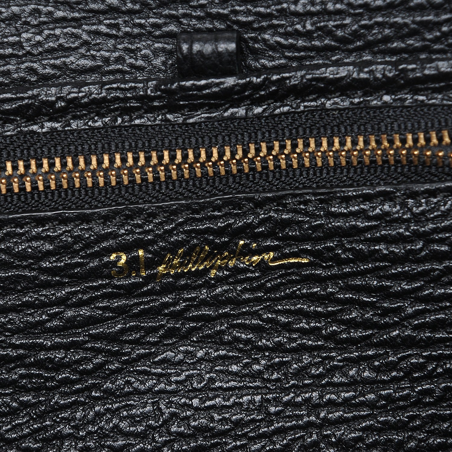3.1 Phillip Lim 3.1 Textured Calfskin Mini Pashli Satchel Black 7 of 8