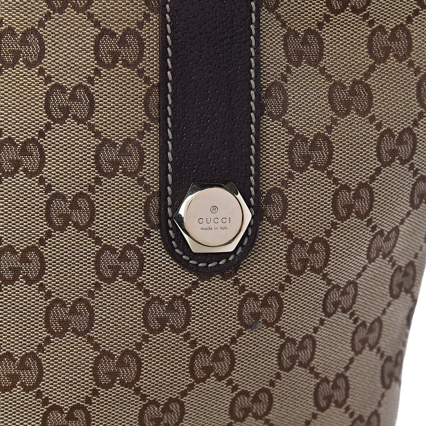 Monogram Charmy Tote Brown