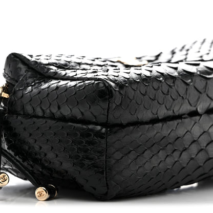 Chanel Snakeskin Waist Bag Black 9 of 15