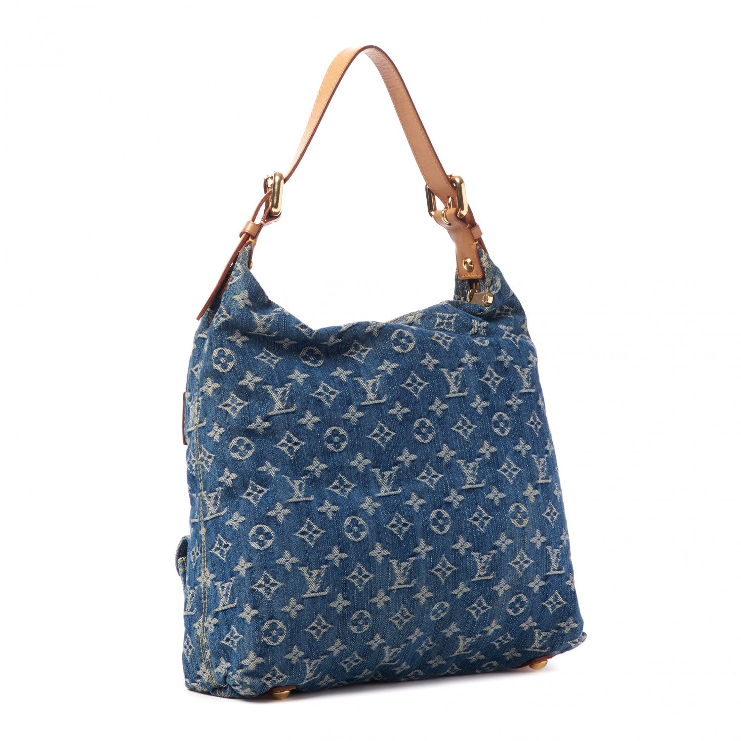 Louis Vuitton Denim Baggy GM Blue 3 of 8