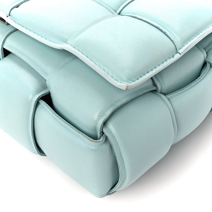 Bottega Veneta Lambskin Maxi Intreccio Padded Chain Cassette Crossbody Bag Spearmint 12 of 12