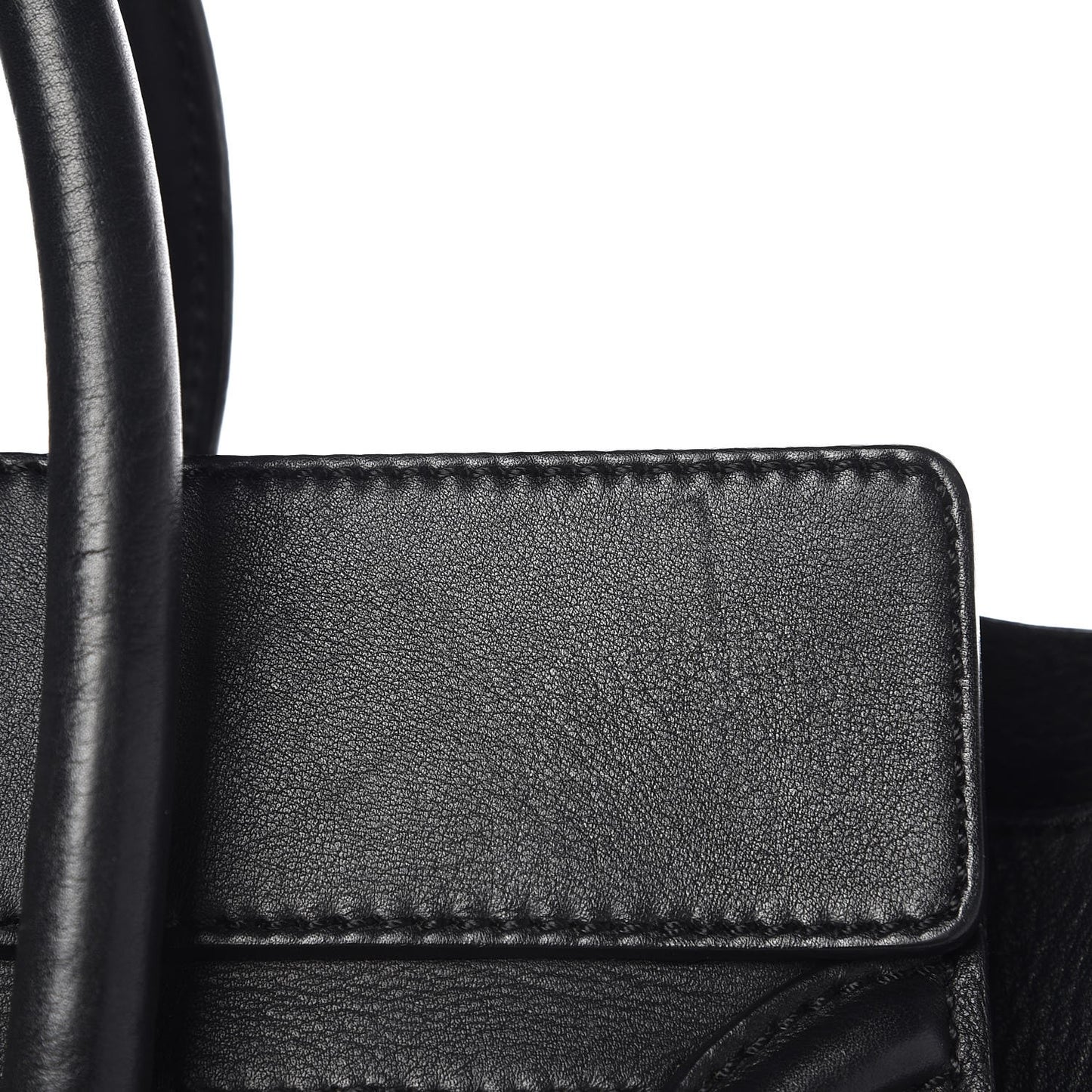Smooth Calfskin Mini Luggage Black