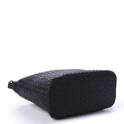 Bottega Veneta Nappa Intrecciato Small Shoulder Bag Black 4 of 11