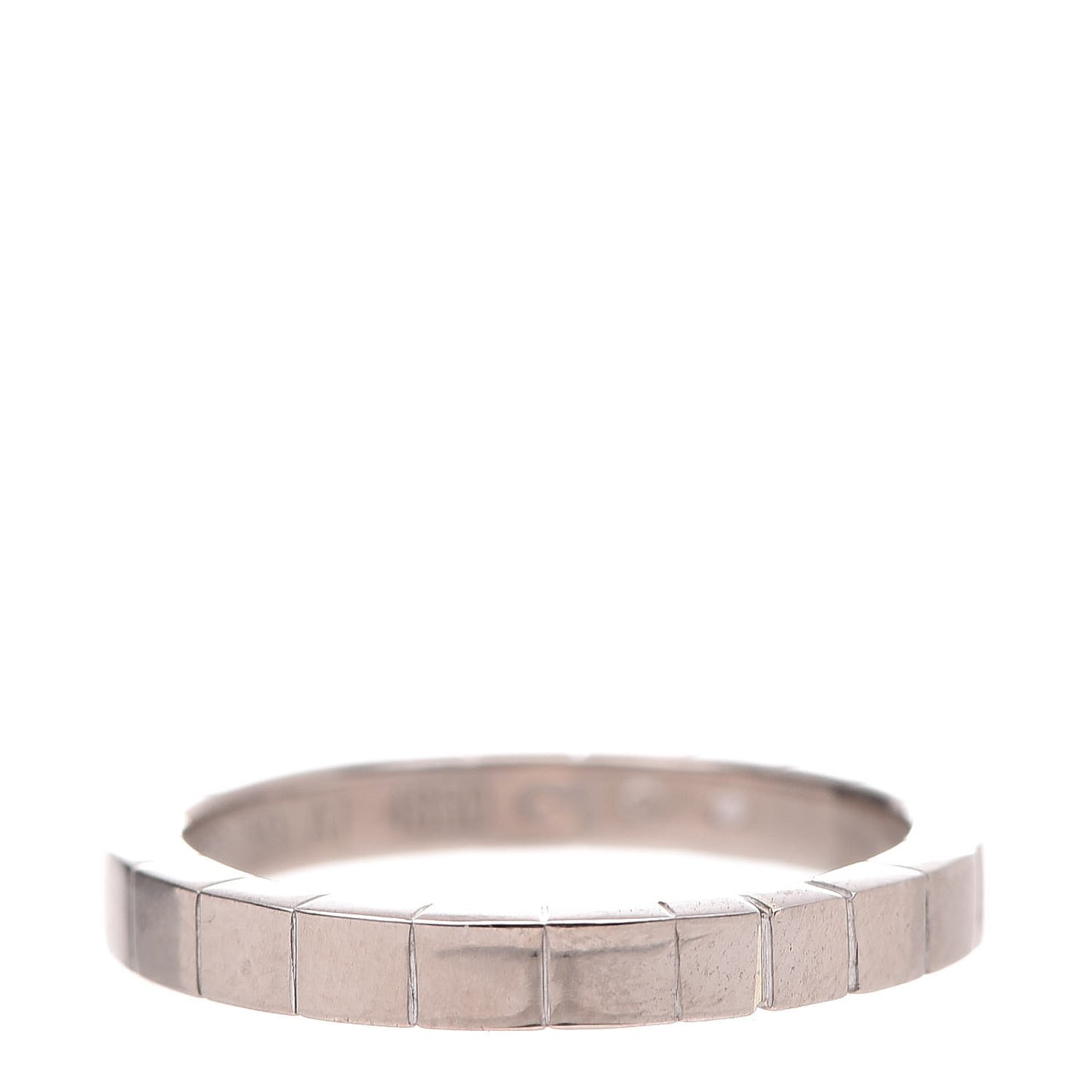 18K White Gold Lanieres Ring 59 8.75