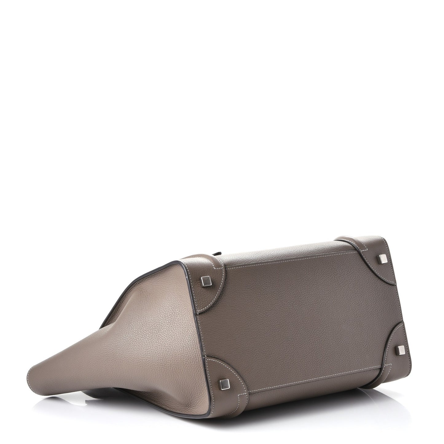 Drummed Calfskin Mini Luggage Souris