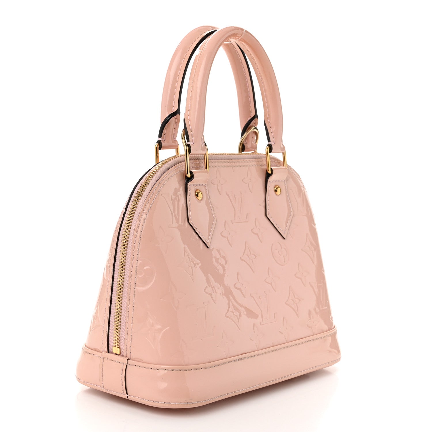 Louis Vuitton Vernis Alma BB Rose Ballerine 3 of 10