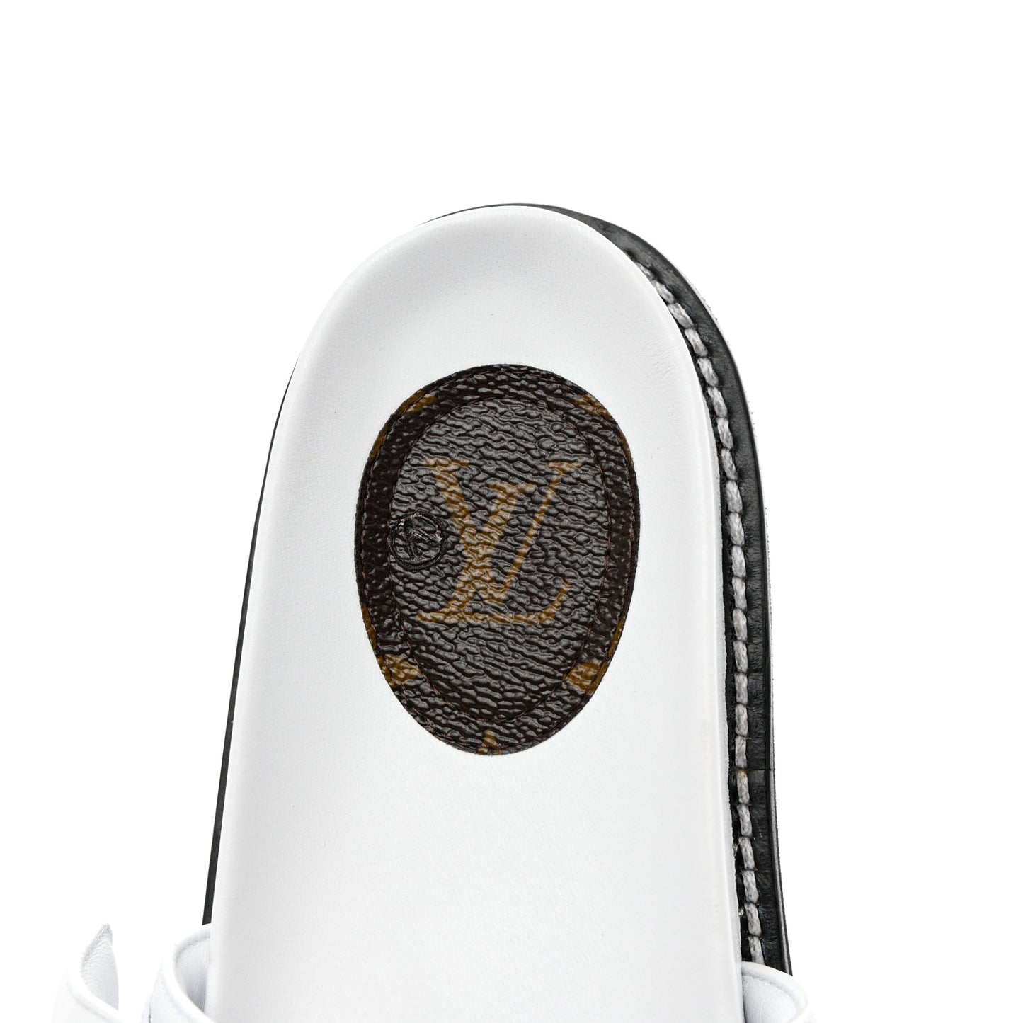 Calfskin Sunset Flat Mule Sandals 37 White