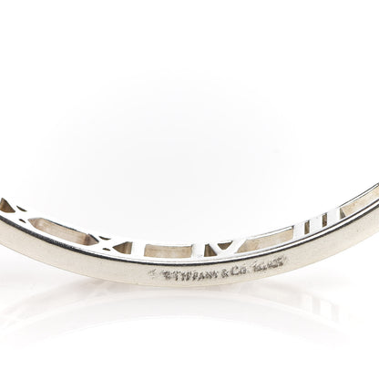 Tiffany Sterling Silver Narrow Atlas Open Bangle Bracelet 5 of 5