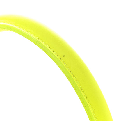 Saint Laurent Calfskin Small Sac De Jour Bag Neon Yellow 12 of 22