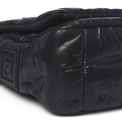 Chanel Nylon Small Coco Cocoon Messenger Bag Black 9 of 11