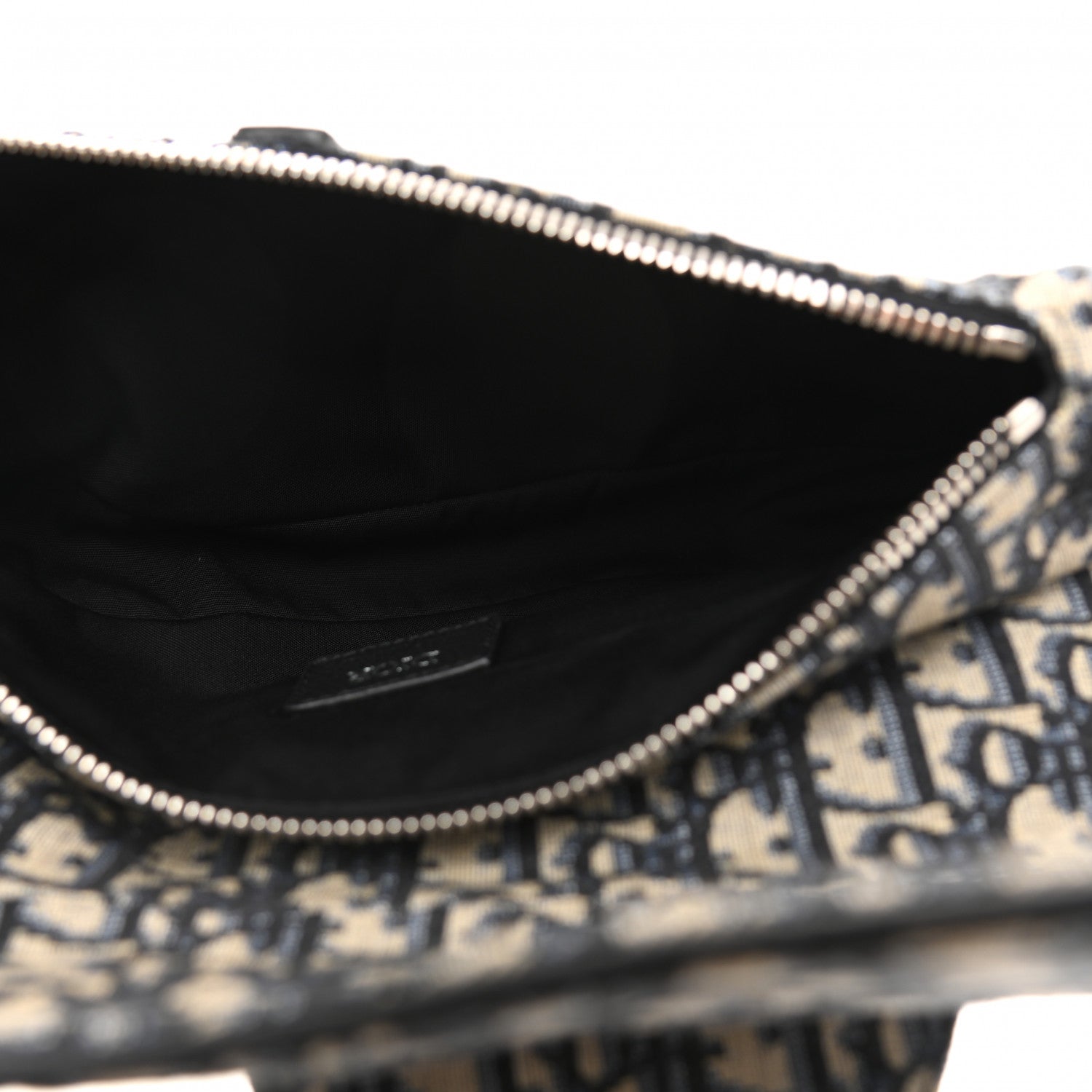 Christian Dior Oblique Mens Saddle Bag Blue 4 of 9