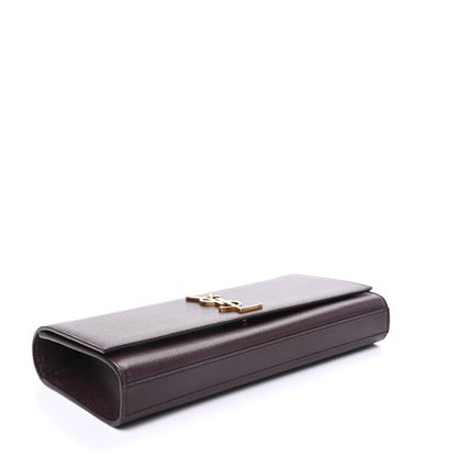 Saint Laurent Grain De Poudre Classic Monogram Cassandre Clutch Amaranto 4 of 8