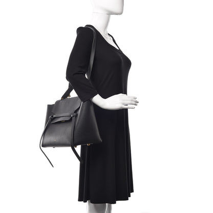 Celine Grained Calfskin Mini Belt Bag Black 2 of 17