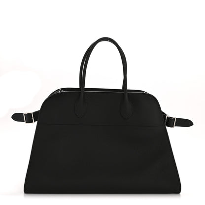 The Row Matte Grained Calfskin Soft Margaux 15 Black 1 of 11