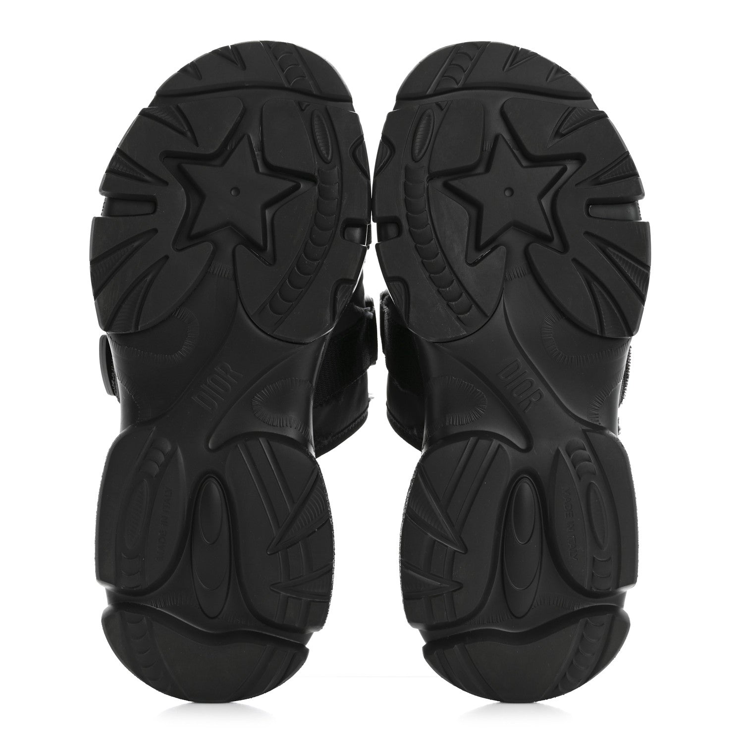 Christian Dior Technical Fabric Camouflage D-Wander Slide Sandals 40 Black 6 of 11