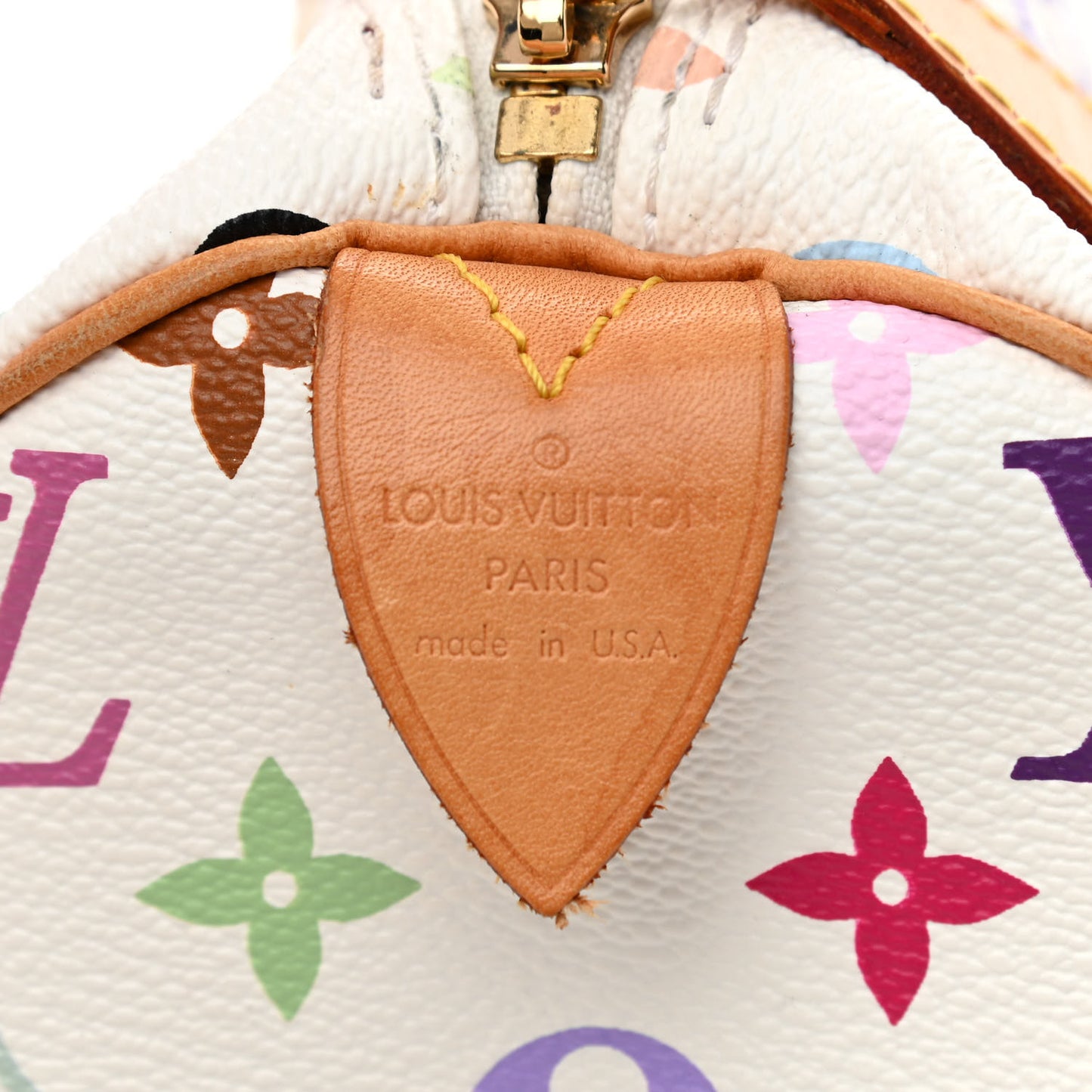 Monogram Multicolor Speedy 30 White