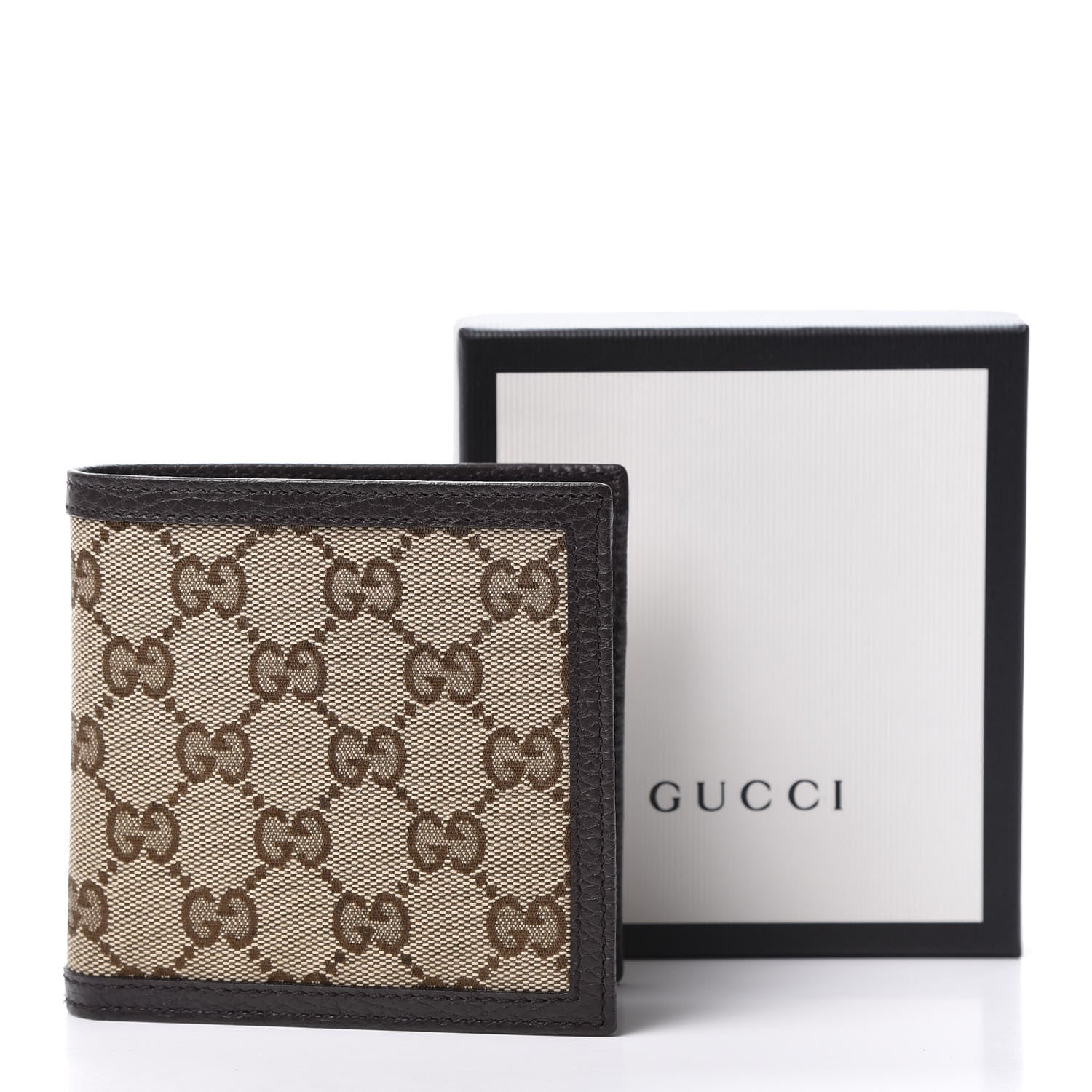Gucci Monogram Bi-Fold Wallet Dark Brown 11 of 11