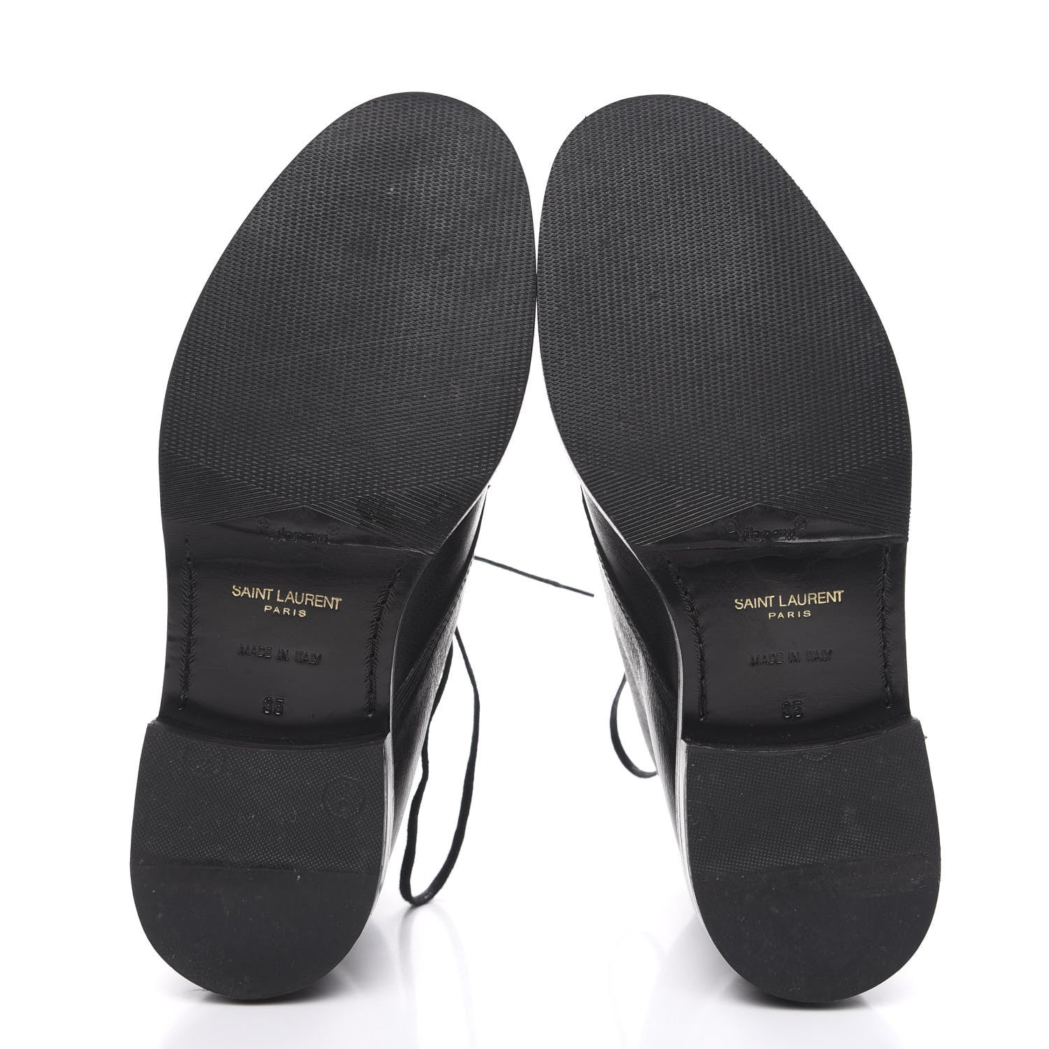 Saint Laurent Smooth Calfskin Ankle Boots 35 Black 5 of 8