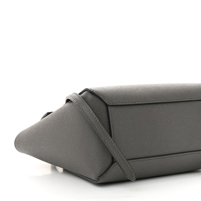 Celine Grained Calfskin Nano Belt Bag Grey 8 of 10