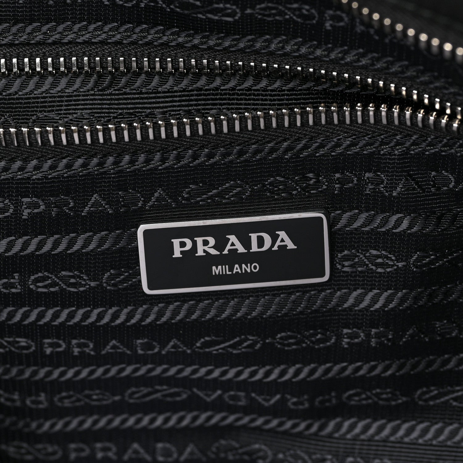 Prada Nylon Tessuto Impuntu Quilted Shoulder Bag Black 6 of 8