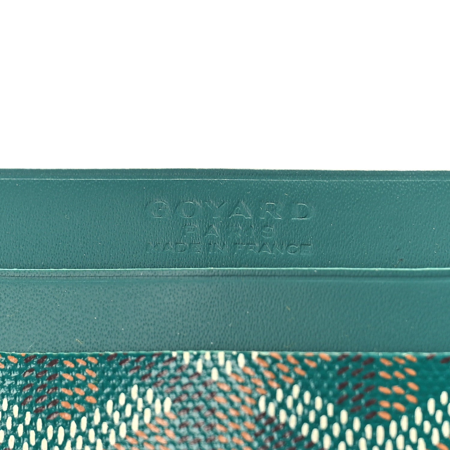 Goyard Goyardine Saint Sulpice Card Holder Green 6 of 9