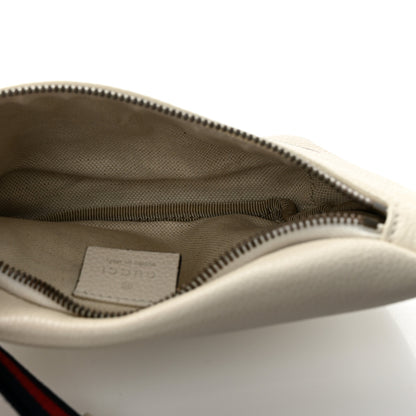 Gucci Grained Calfskin Small Logo Belt Bag White 5 of 11