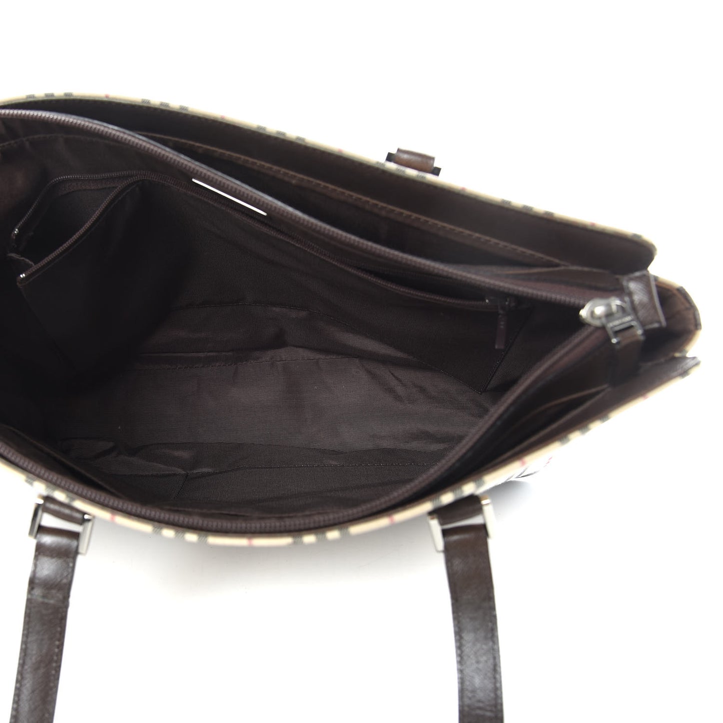 Vintage Check Tote Black