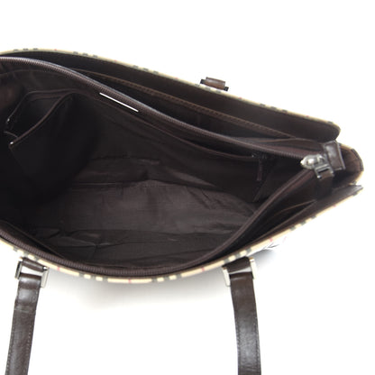 Burberry Vintage Check Tote Black 6 of 23