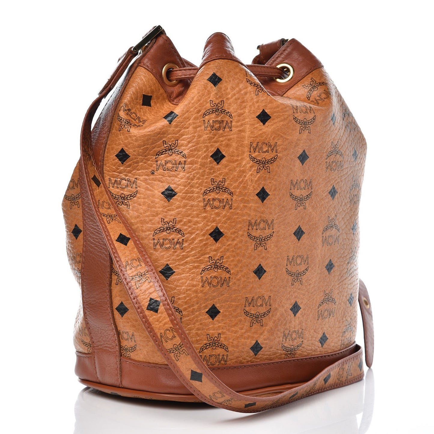 Visetos Drawstring Bag Cognac